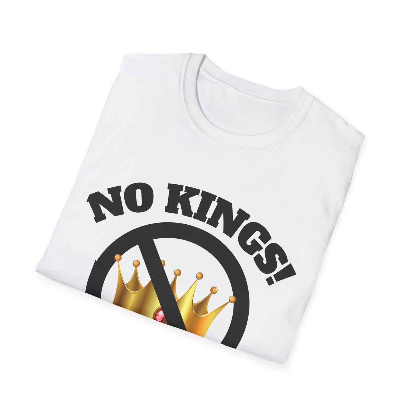 Unisex Softstyle T-Shirt "No Kings!" Est 1776