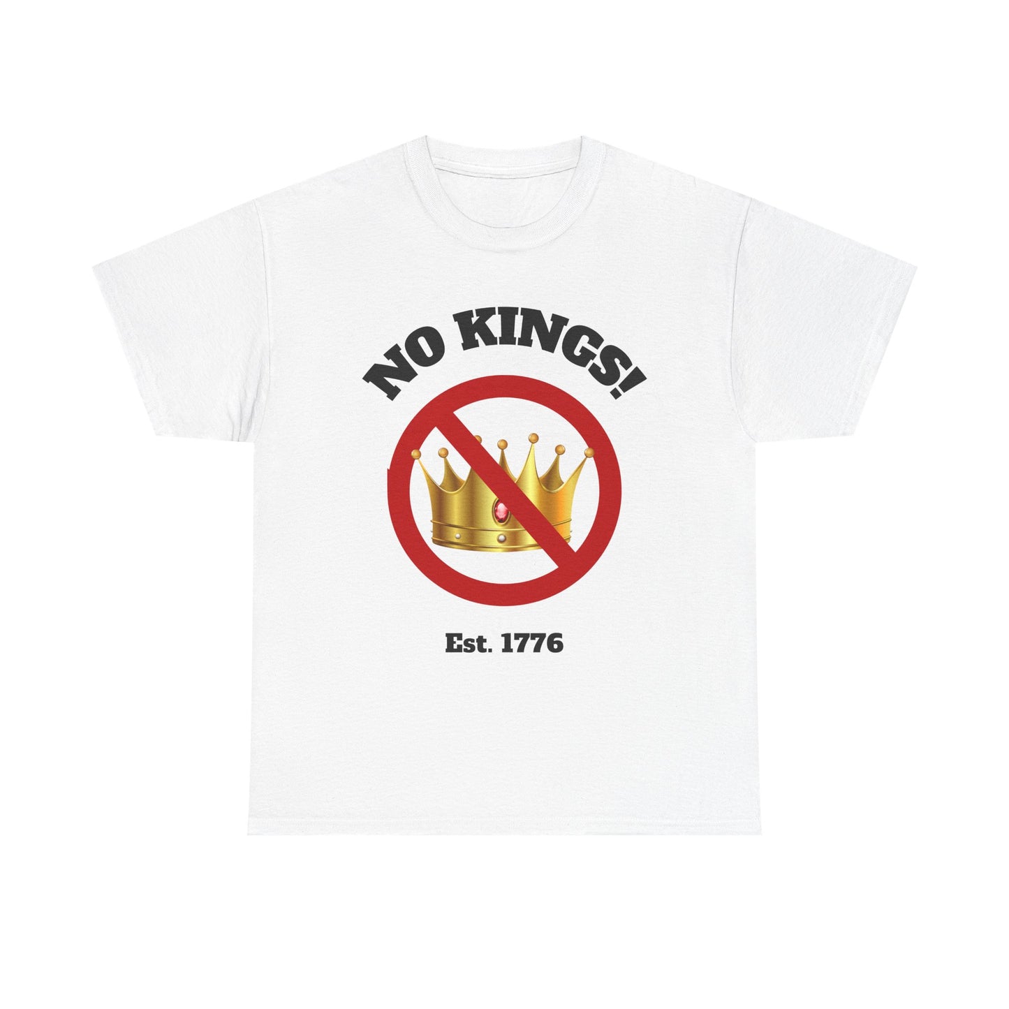 Copy of Unisex Heavy Cotton Tee - "No Kings!" Graphic T-Shirt for Freedom Lovers